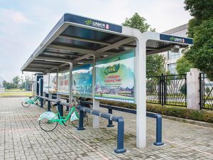 廣告電動(dòng)車(chē)充電車(chē)棚