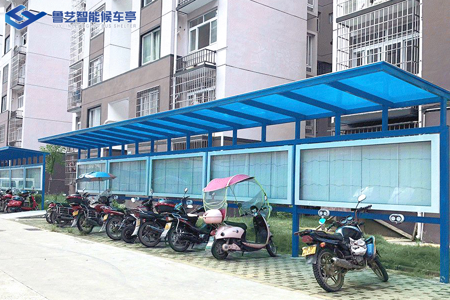 電動(dòng)車(chē)廣告充電棚