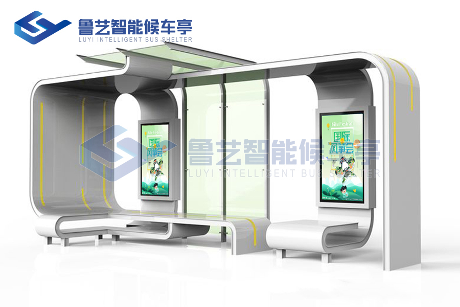 現(xiàn)代雅致候車亭