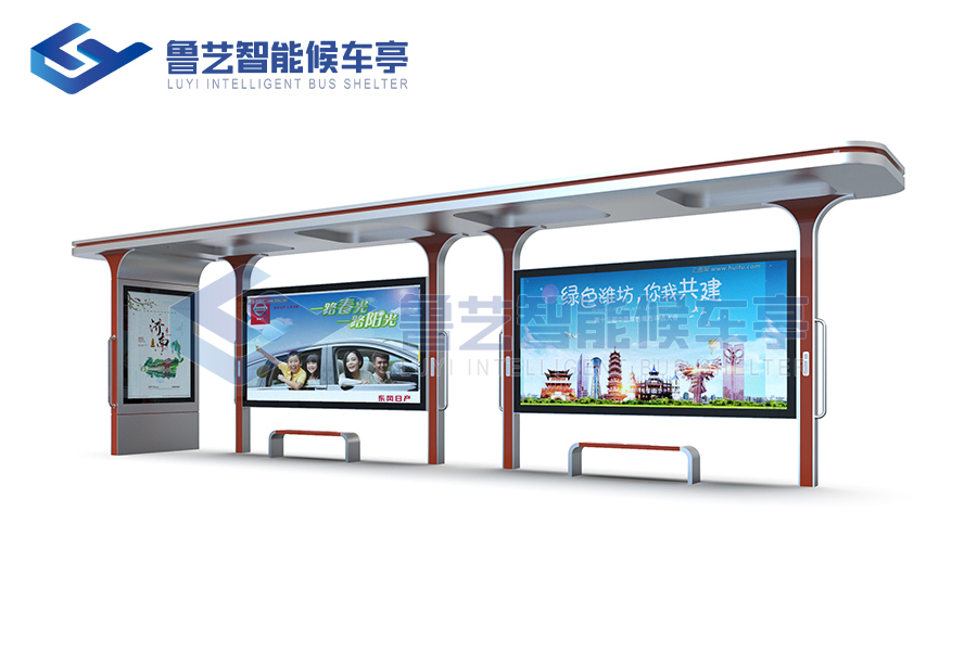 不銹鋼公交站臺(tái)