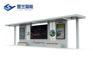 現(xiàn)代公交候車(chē)亭